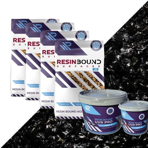 [RMJBUV] Jet Black UV Resin Bound KIT